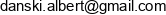 Ad Albert Danski Email address