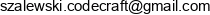 Codecraft Stanislaw Zalewski Email address