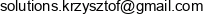 Solutions Krzysztof Krzak Email address