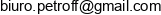 Petroff Team Adres e-mail