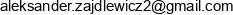 Aleksander Zajdlewicz Aviation Email address