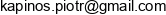 Prometeusz Energy Piotr Kapinos Email address