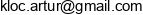 Kloc Artur Onegame Email address