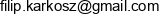 Advisor Filip Karkosz Email address