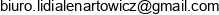 Biuro Rachunkowe Lidia Lenartowicz Email address