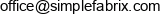 Simple Fabrix Email address