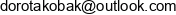 Dk M Dorota Kobak Email address