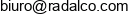 Radalco Email address
