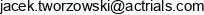 Act Jacek Tworzowski Email address