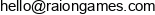 Raion Games Adres e-mail