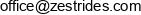 Zest Rides Email address