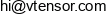 Vtensor Adres e-mail