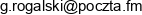 A G Grzegorz Rogalski Adres e-mail