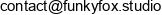 Funky Fox Studio Email address