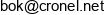 Cronel Net Adres e-mail