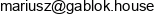 Gablok Poland Adres e-mail