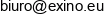 Exino Adres e-mail