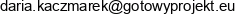 Gotowy Projekt Inspiracje Dofinansowania Szkolenia Daria Kaczmarek Email address