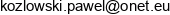 El Wat Elektro Pawel Kozlowski Email address