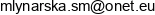Mieszkaniowa Mlynarska Adres e-mail