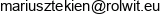 Dh Mariusz Tekien Email address