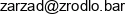 Zrodlo Bar Email address