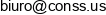 Conssus Grzegorz Wiatrowski Email address