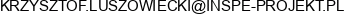 Inspe Project Krzysztof Luszowiecki Email address