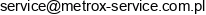Metrox Service Email address
