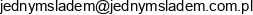 Jednym Sladem Email 1