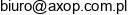 Axop Biuro Ekonomiczno Ksiegowe Email 1