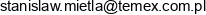 Temex Adres e-mail