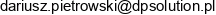 Pietrowski Dariusz Dp Solution Adres e-mail