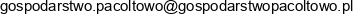 Gospodarstwo Pacoltowo Email address
