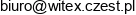 Przedsiebiorstwo Produkcyjno Handlowo Uslugowe Witex Witold Widera Email address