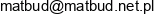 Henryk Kucharczyk Zaklad Produkcyjno Handlowy Matbud Email address