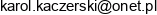 Kaczerscy Transport Email address