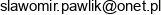 Slawomir Pawlik Email address