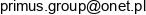 Primus Group Adres e-mail