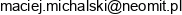 Maciej Michalski Email address