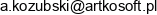 Artkosoft Artur Kozubski Email address