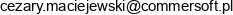 Commersoft Spolka Z Ograniczona Odpowiedzialnoscia Email address