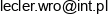 L Eclair Email address