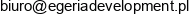 Egeria Development Email 1