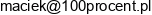 Maciej Patrzalek 100 Procent Email address