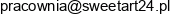 Pracownia Sweet Art Email address