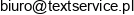 Text Service S C Hanna Baszczynska Email address