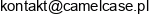 Camelcase Piotr Wieladek Email address