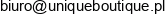 Unique Boutique Adres e-mail