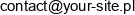 Your Site Jan Szymanski Email address